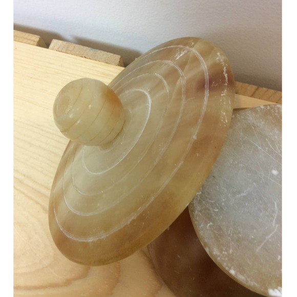 Soapstone Pedestal Bowl with Lid - Picture 6 of 8